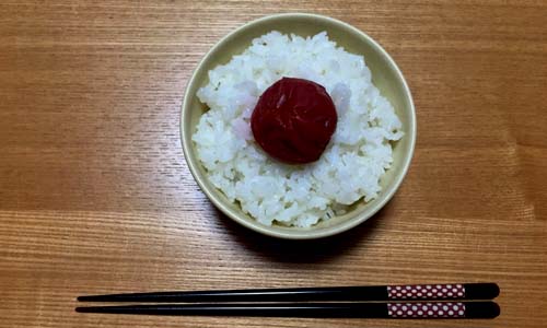 梅干しご飯